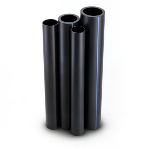 مواسير HDPE PE 80 ضغط 8 بار قطر خارجي 250 مم سمك 14.8 مم لون أسود