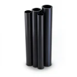 مواسير HDPE PE 80 ضغط 8 بار قطر خارجي 355 مم سمك 21.1 مم لون أسود