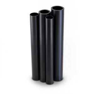 HDPE Pipes PE 80 8 Bar Outer Diameter 355 mm Thickness 21.1 mm Black