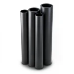 HDPE Pipes PE 80 Pressure 8 Bar Outside Diameter 450 mm Thickness 26.7 mm Black