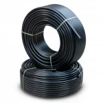 أنابيب HDPE الراجحي  ضغط 6.1 كجم قوة / سم²  مقاس ½  1 إنش سمك 4.3 مم لون اسود