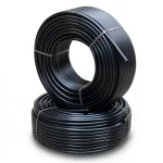 أنابيب HDPE الراجحي PE 80 ضغط 8 بار قطر خارجي 160 مم سمك 9.5 مم لون أسود