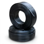 أنابيب HDPE PE 100 ضغط 10 بار قطر خارجي 63 مم سمك 3.8 مم لون أسود