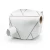 Classic Wallpaper Vinyl Sheath 15.6m x 106cm White and Brown - Image 1