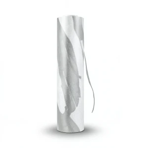 Classic Wallpaper Vinyl Sheath 15.6m x 106cm Faint Gray & White