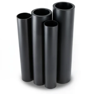 مواسير HDPE PE 100 ضغط 10 بار قطر خارجي 560 مم سمك 33.2 مم لون أسود