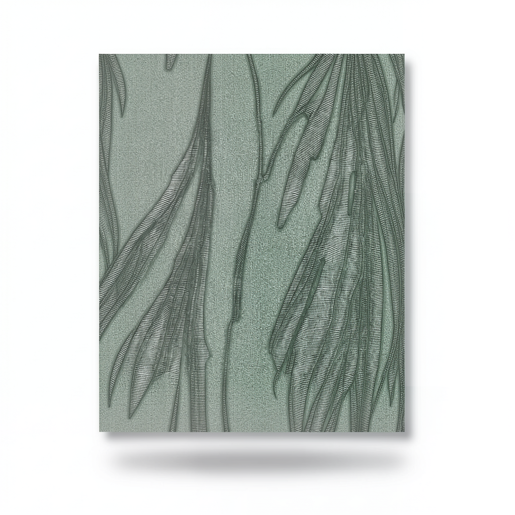Wall Covering Classic Design 15.6m×106cm Green and Faint Gray
