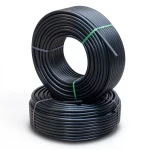 HDPE Pipes PE 100 Pressure 10 Bar Outer Diameter 110 mm Thickness 6.6 mm Black
