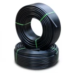 أنابيب HDPE الراجحي PE 80 ضغط 8 بار قطر خارجي 40 مم سمك 2.4 مم لون أسود
