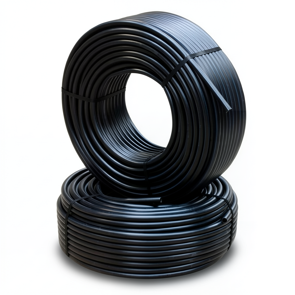 أنابيب HDPE الراجحي PE 100 ضغط 10 بار قطر خارجي 160 مم سمك 9.5 مم لون أسود