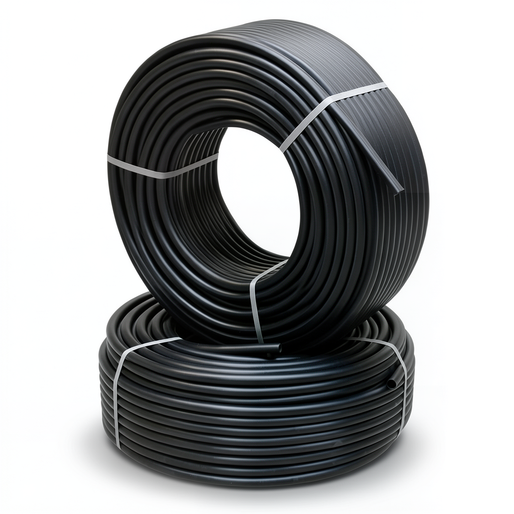 Al-Rajhi HDPE Pipes PE 80 Pressure 8 Bar Outer Diameter 75 mm Thickness 4.5 mm Black