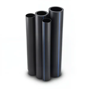 HDPE Pipes PE 100 Pressure 10 Bar Outside Diameter 630 mm Thickness 37.4 mm Black