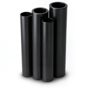 HDPE Pipes PE 100 Pressure 10 Bar Outer Diameter 200 mm Thickness 11.9 mm Black