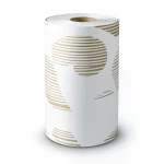 Classic Wallpaper Vinyl Sheath 10m x 53cm White Light Brown