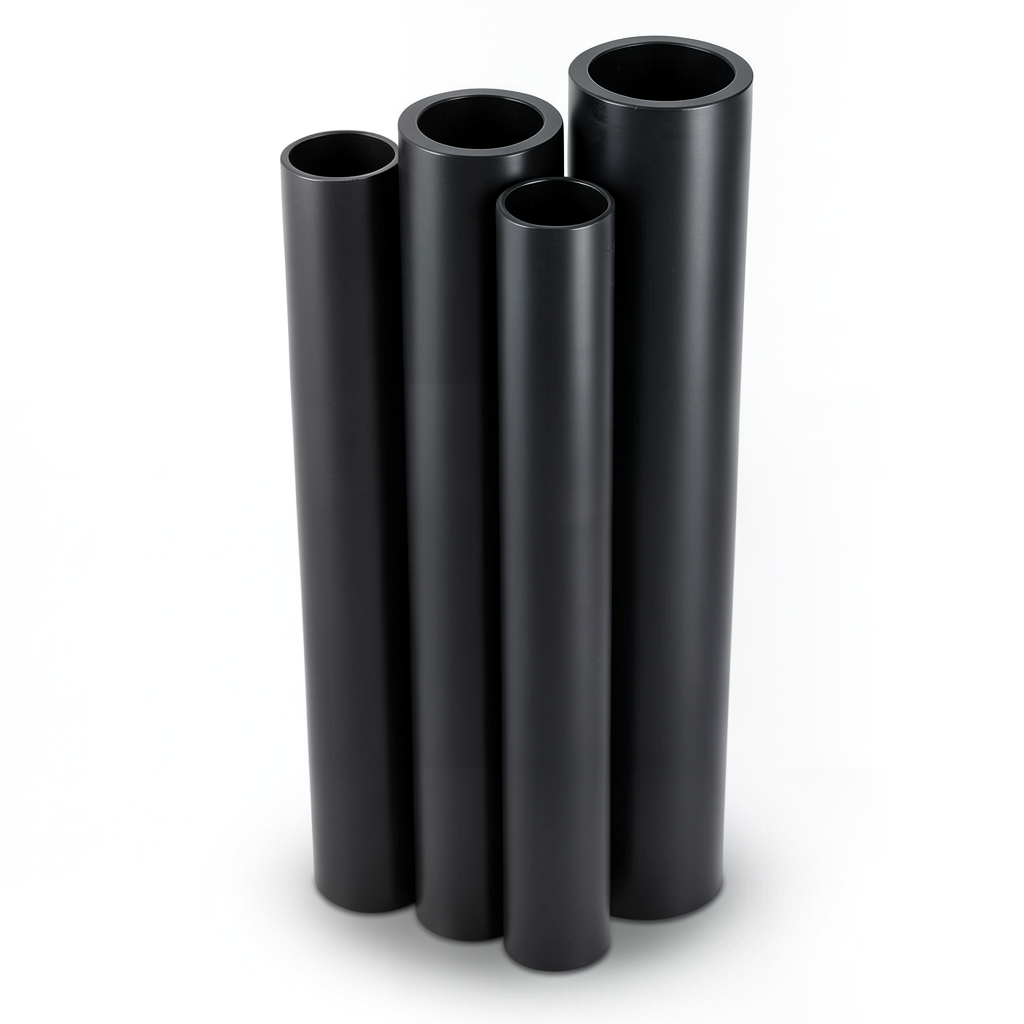 مواسير HDPE الراجحي PE 80 ضغط 8 بار قطر خارجي 225 مم سمك 13.4 مم لون اسود