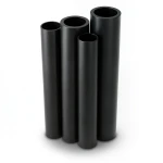 مواسير HDPE PE 80 ضغط 8 بار قطر خارجي 250 مم سمك 14.8 مم لون أسود