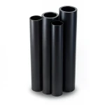 مواسير HDPE PE 80 ضغط 8 بار قطر خارجي 280 مم سمك 16.6 مم لون أسود