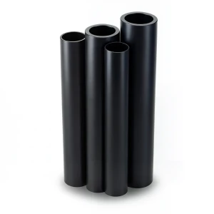 HDPE Pipes PE 80 Pressure 8 Bar Outer Diameter 280 mm Thickness 16.6 mm Black