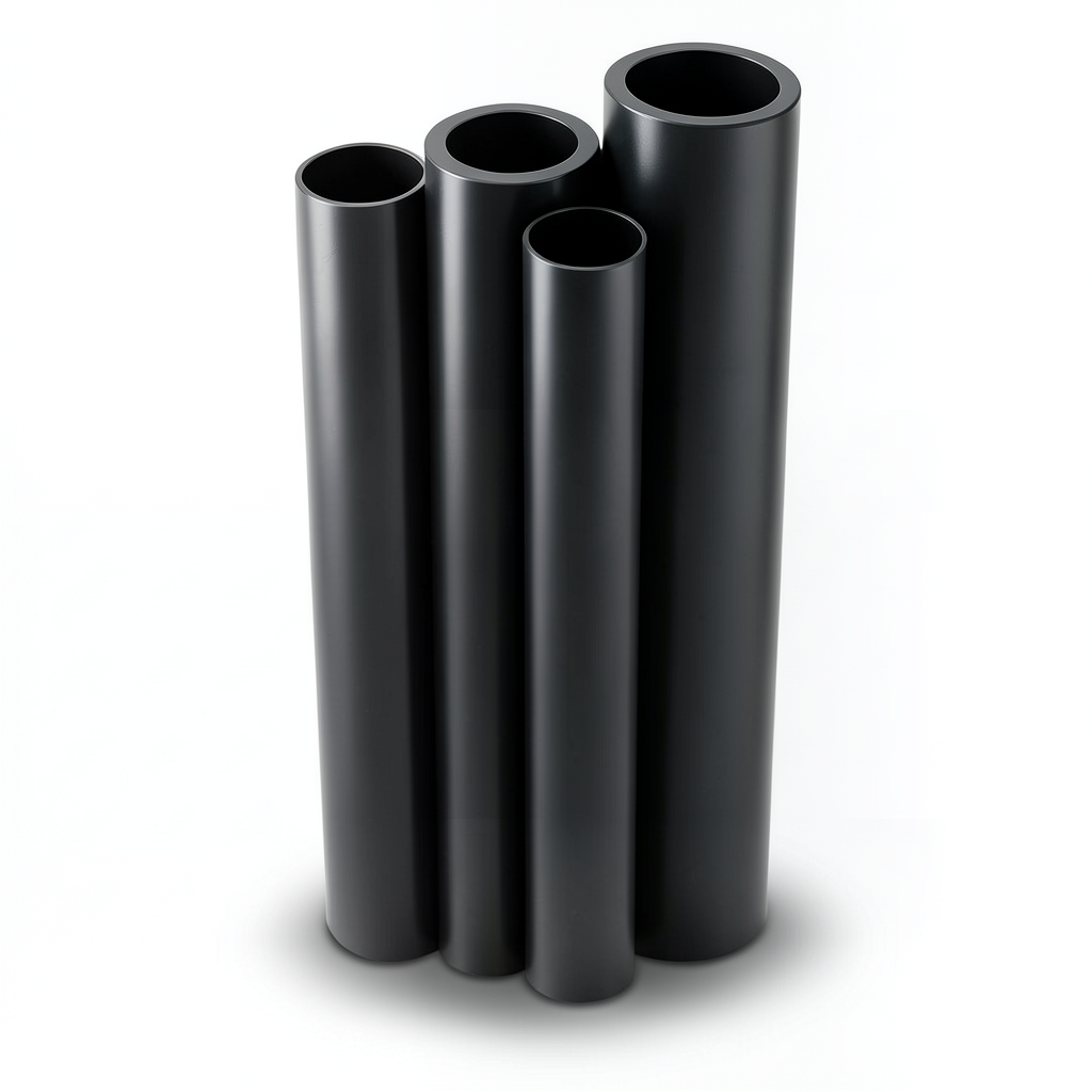 Al-Rajhi HDPE Pipes PE 80 Pressure 8 Bar Outer Diameter 315 mm Thickness 18.7 mm Black