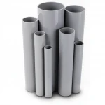UPVC Pipes Modern Technology Nominal Pressure 6 Bar Outside Diameter 50 mm Thickness 1.8 mm Gray Colour