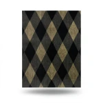 Wall Covering Classic Design 10m×53cm Black with Light Gold