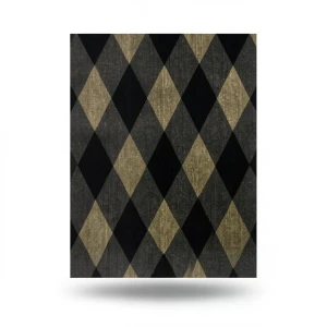 Wall Covering Classic Design 10m×53cm Black with Light Gold