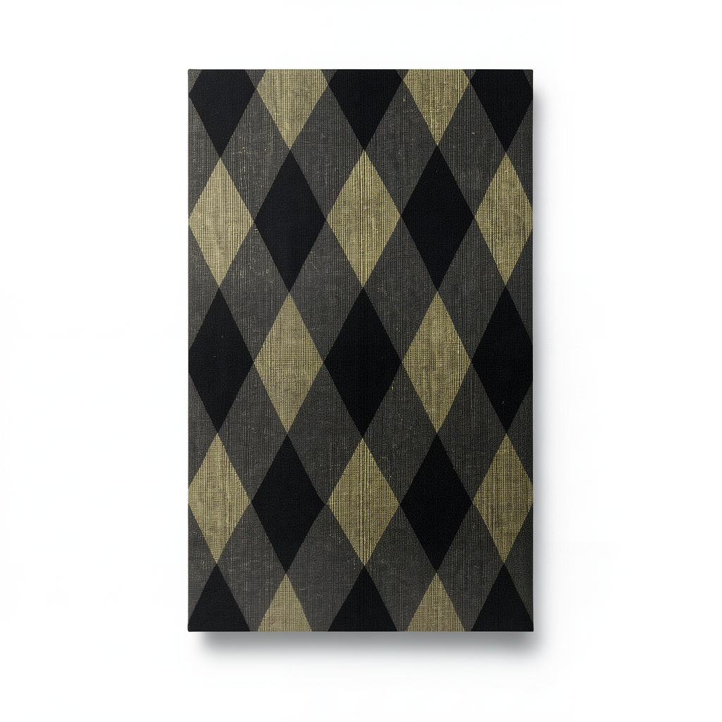 Wall Covering Classic Design 10m×53cm Black with Light Gold