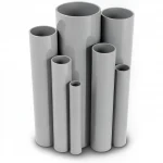 UPVC Pipes Modern Technology Nominal Pressure 6 Bar Outside Diameter 50 mm Thickness 1.8 mm Gray Colour