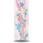 Italian Wall Covering Multi-colored 10m x 0.73m, Model 25210