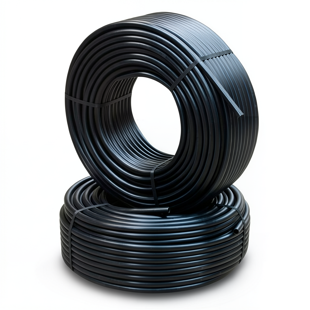 HDPE Pipes PE 100 Pressure 10 Bar Outer Diameter 90 mm Thickness 5.4 mm Black
