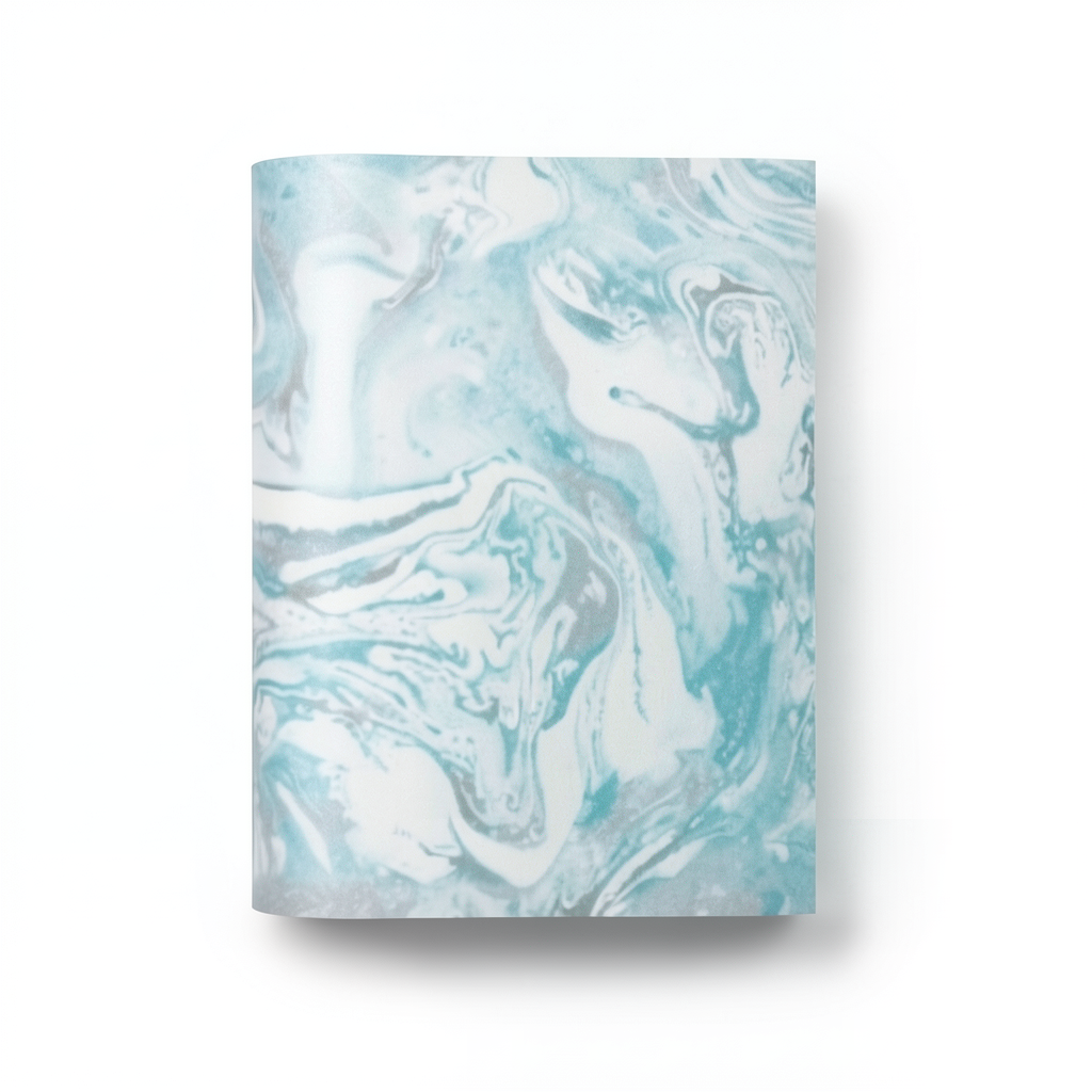 Classic Wall Decoration Vinyl Sheath 15.6m x 106cm Gray White Cyan