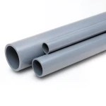 مواسير UPVC ضغط 2 بار قطر خارجي 160 مم سمك 1.8 مم لون رمادي