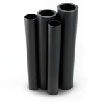 HDPE Pipes PE 80 8 Bar Outer Diameter 250 mm Thickness 14.8 mm Black