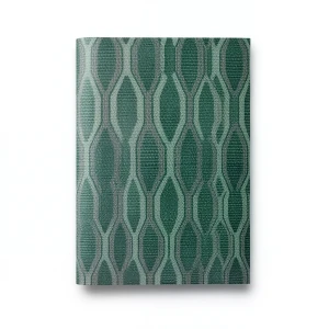 Classic Wallpaper Vinyl Sheath 15.6m x 106cm Light with Dark Green