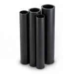 مواسير HDPE PE 100 ضغط 10 بار قطر خارجي 630 مم سمك 37.4 مم لون أسود