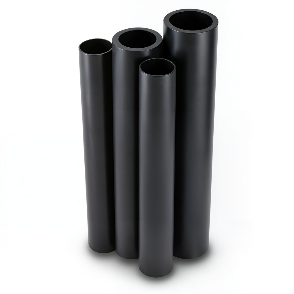 Al-Rajhi HDPE Pipes PE 80 Pressure 8 Bar Outer Diameter 315 mm Thickness 18.7 mm Black