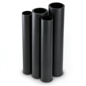 HDPE Pipes PE 100 Pressure 10 Bar Outer Diameter 180 mm Thickness 10.7 mm Black