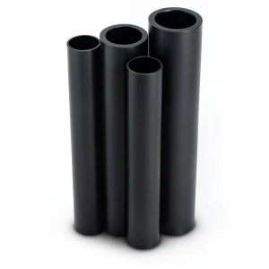 مواسير HDPE PE 80 ضغط 8 بار قطر خارجي 355 مم سمك 21.1 مم لون أسود