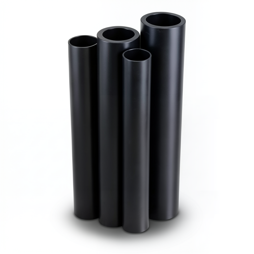 Al-Rajhi HDPE Pipes PE 80 8 Bar Pressure 400 mm OD 23.7 mm Thickness Black