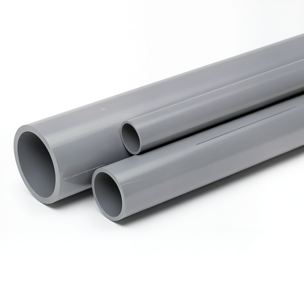 UPVC Pipes Pressure 6 Bar 40 mm OD Thickness 1.8 mm Gray