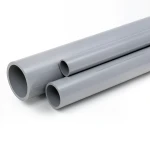 مواسير UPVC ضغط اسمي 2 بار قطر خارجي 180 مم سمك 1.8 مم لون رمادي