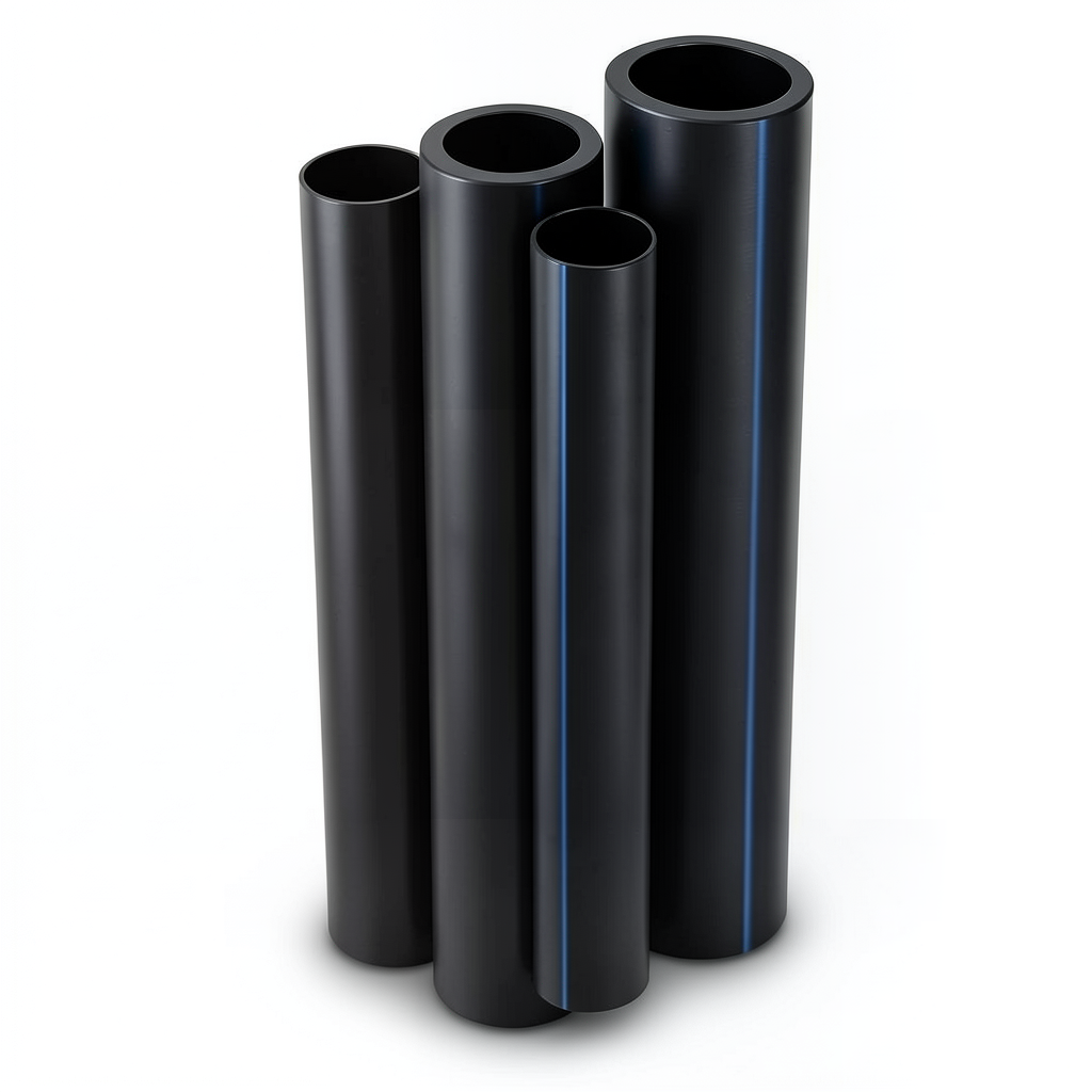 Al-Rajhi HDPE Pipes PE 100 Pressure 10 Bar Outer Diameter 250 mm Thickness 14.8 mm Black