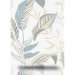 German Wall Covering Size 10×0.53 m Leaf-Patterned Design, Multicolor Color, Model 10332-07