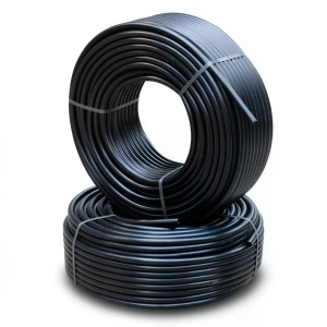 أنابيب HDPE PE 100 ضغط 10 بار قطر خارجي 50 مم سمك 3 مم لون أسود