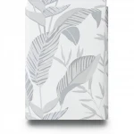 German Wall Covering Grey Color Leaf-Patterned Design, Model 10332-10, Size 10×0.53 m