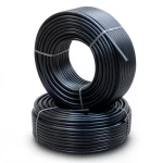 HDPE Pipes PE 100 Pressure 10 Bar Outer Diameter 140 mm Thickness 8.3 mm Black
