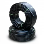 أنابيب HDPE الراجحي  ضغط 9.1 كجم قوة / سم²  مقاس 3 إنش سمك 11.2 مم لون اسود