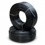 أنابيب HDPE الراجحي  ضغط 9.1 كجم قوة / سم²  مقاس ½  إنش سمك 1.8 مم لون اسود