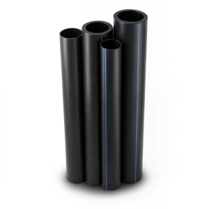 مواسير HDPE PE 100 ضغط 10 بار قطر خارجي 630 مم سمك 37.4 مم لون أسود