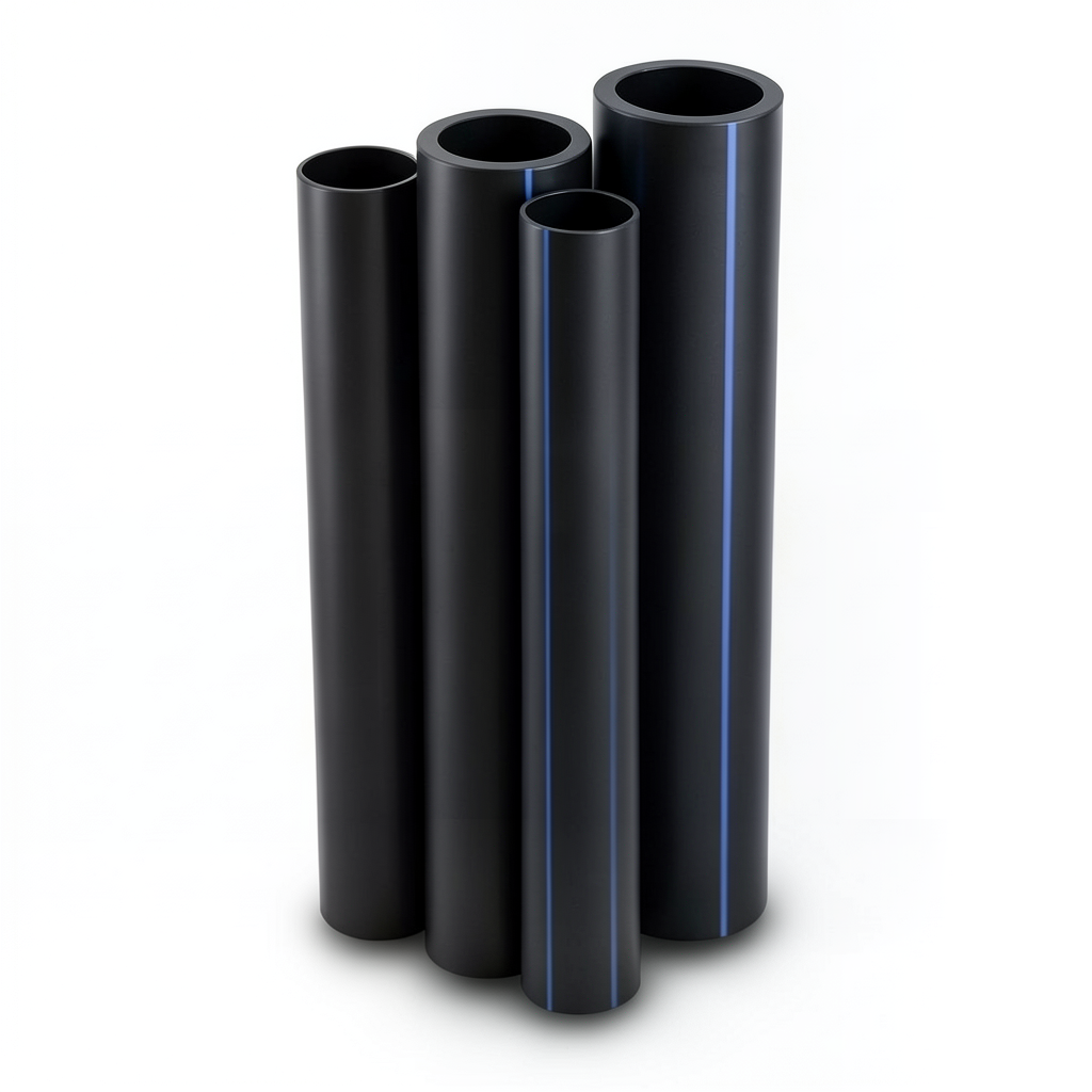 Al-Rajhi HDPE Pipes PE 100 Pressure 10 Bar OD 800 mm Thickness 47.4 mm Black
